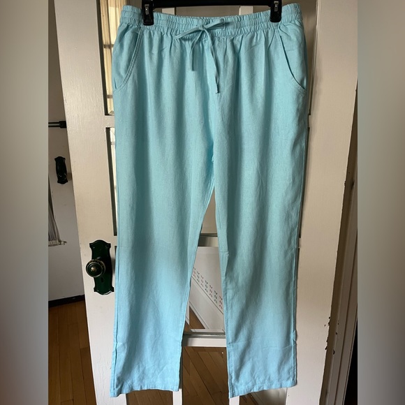Ross & Freckle Men’s Linen Blend Pants - Size 38x32 - Picture 1 of 4